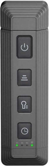 Raztegljiva bralna svetilka USB siva