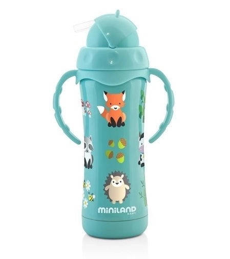 Termo bidon s slamico - jeklen, 240 ml