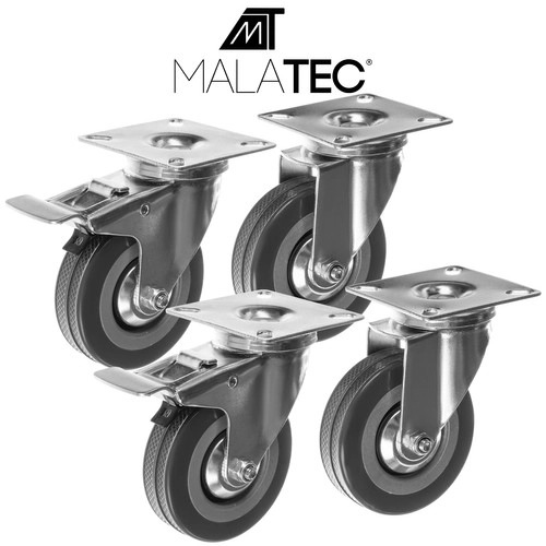 Vrtljiva kolesca - set 4 kosov. Malatec 22537
