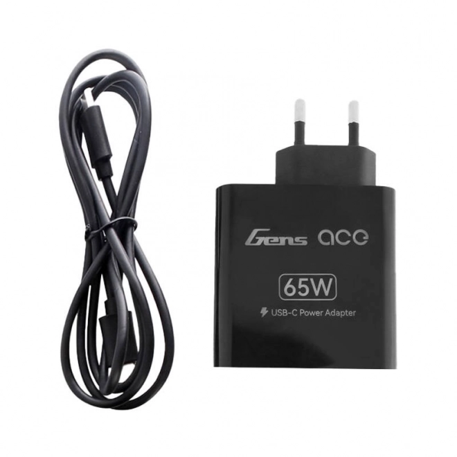 Napajalni adapter Gens Ace 65W z EU vtičem