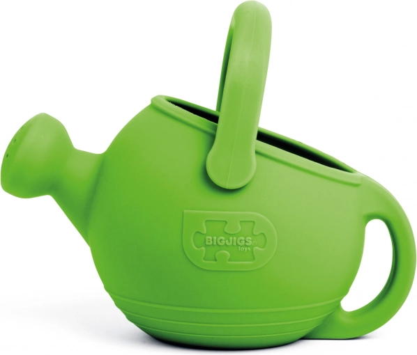 Otroška silikonska zalivalka BIGJIGS Toys, zelena meadow