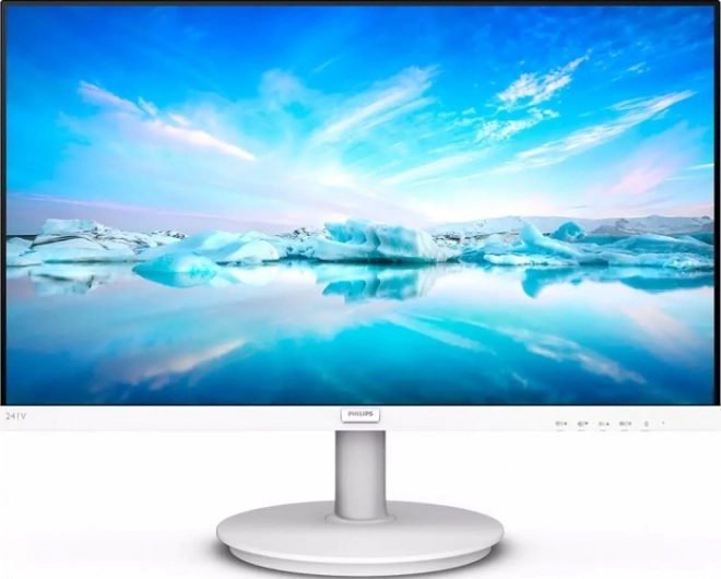 Philips 23,8" IPS monitor z vgrajenimi zvočniki – bel