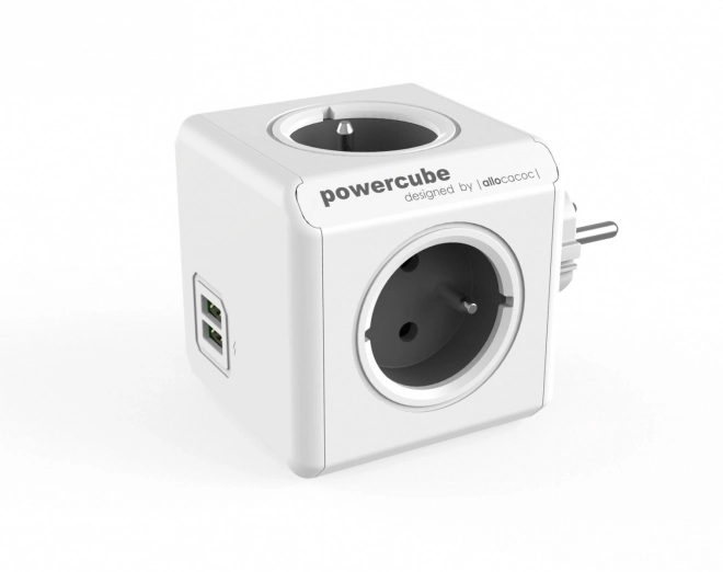PowerCube Original USB razdelilec 2202GY/FROUPC Siva