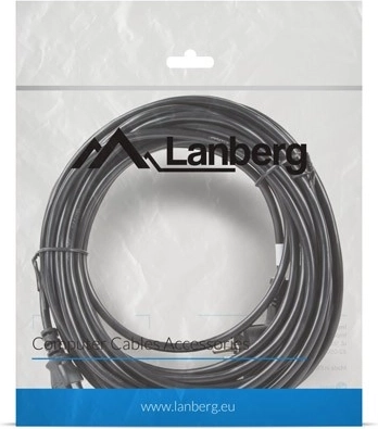 Napajalni kabel LANBERG CEE 7/7 – IEC 320 C13, VDE, 10 m, črn
