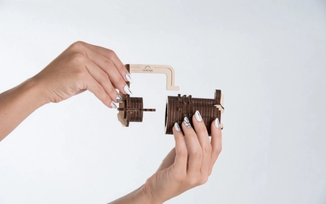 Ugears 3D sestavljanka - Šifrirana ključavnica 34 delov