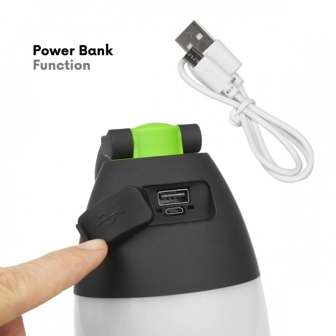 LED kamp svetilka 3 v 1 namizna svetilka funkcija powerbank MCE298