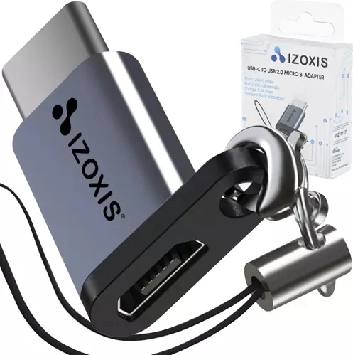 Adapter USB-C na Micro USB 2.0 s paščkom