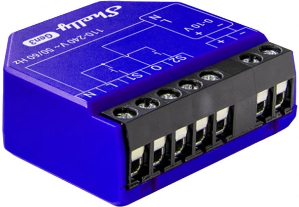 Shelly Pro Dimmer 0/1-10V PM krmilnik razsvetljave