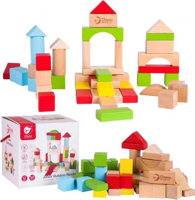Lesene kocke za otroke Classic World