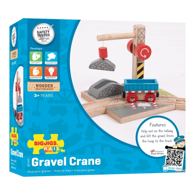Bigjigs Rail Žerjav s prodnikom