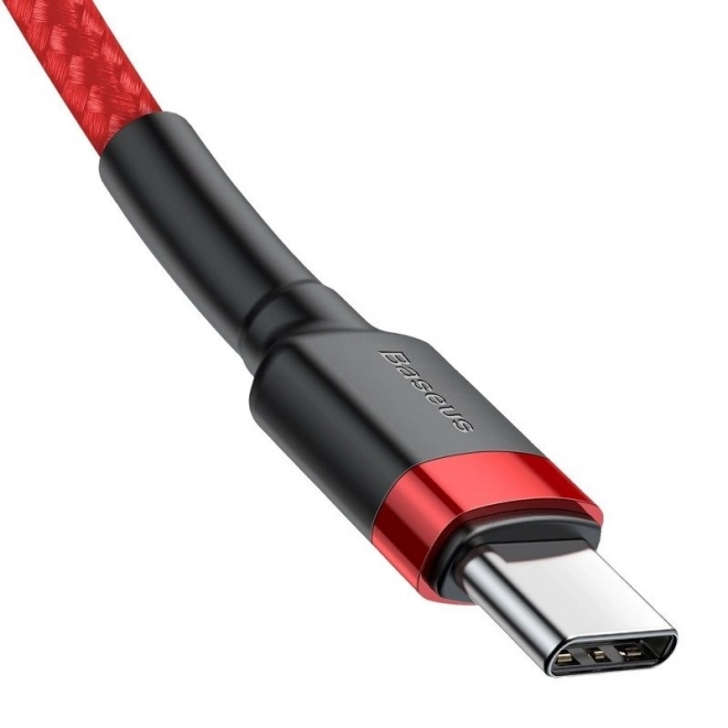 Kabel Baseus Cafule USB-C PD2.0 60W 2m Rdeč
