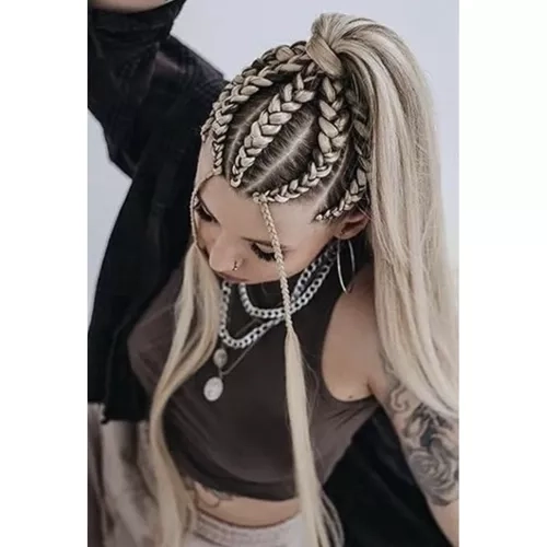 Sintetični lasje kite blond Soulima 23556