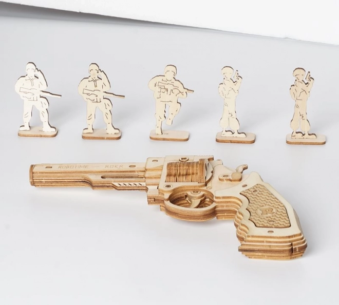 RoboTime 3D les puzzle za sestavljanje Revolver Corsac
