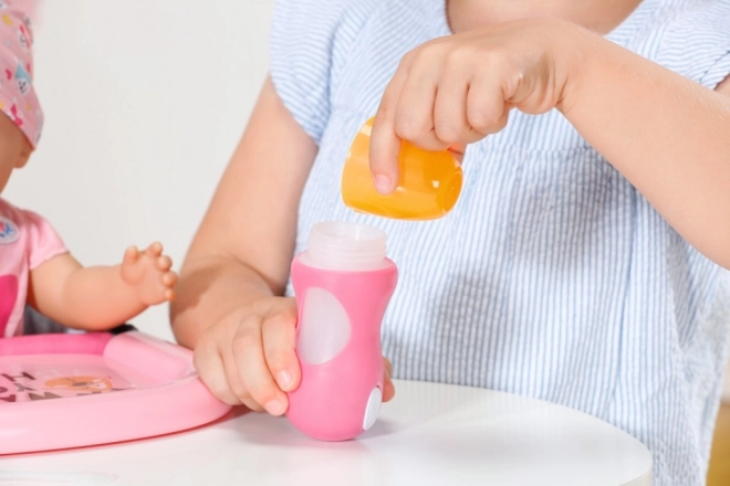 Interaktivna steklenička in žlička za lutke BABY Born