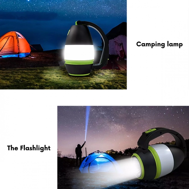 LED kamp svetilka 3 v 1 namizna svetilka funkcija powerbank MCE298