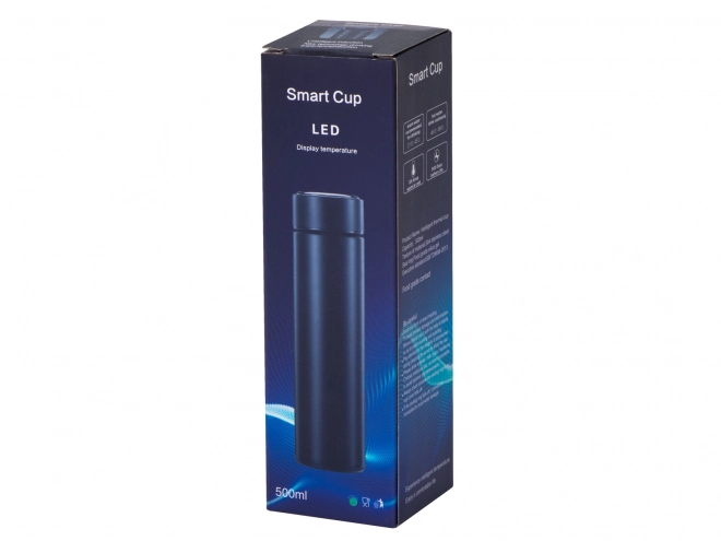 Termovka z LED zaslonom 500 ml črna