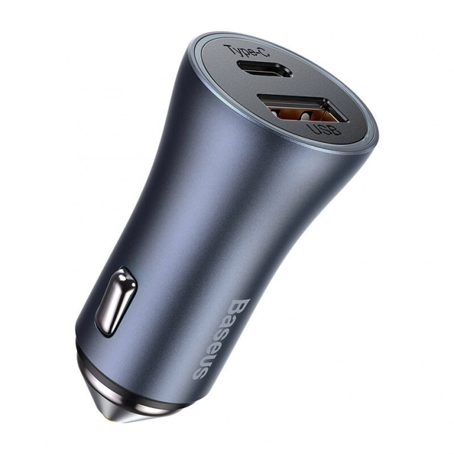 Avto polnilec Baseus z USB in USB-C, 40W