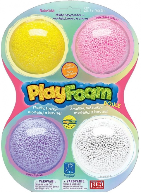 PlayFoam® Modelina/Plastelina kroglična 4 barve