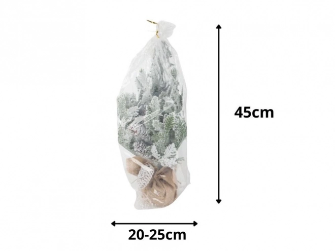 Umetna božična jelka zasnežena 45cm