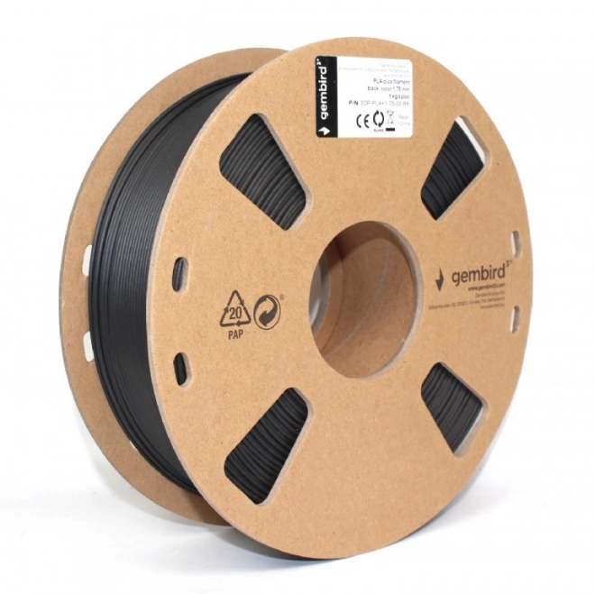Filament za 3D tiskalnike PLA PLUS/1,75 mm/črn