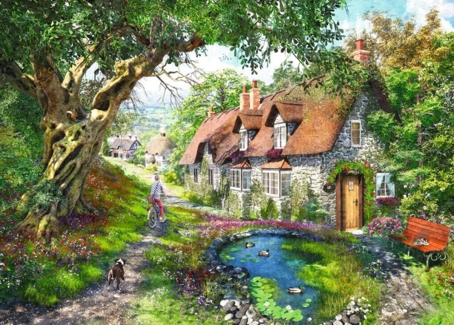 Ravensburger sestavljanka Cvetlična cesta 1000 kosov