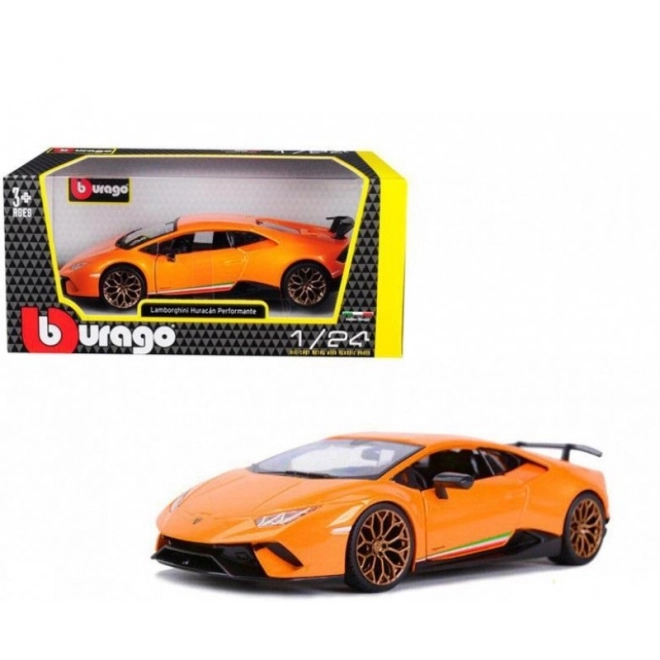 Lamborghini Huracan Performante oranžna model 1:24
