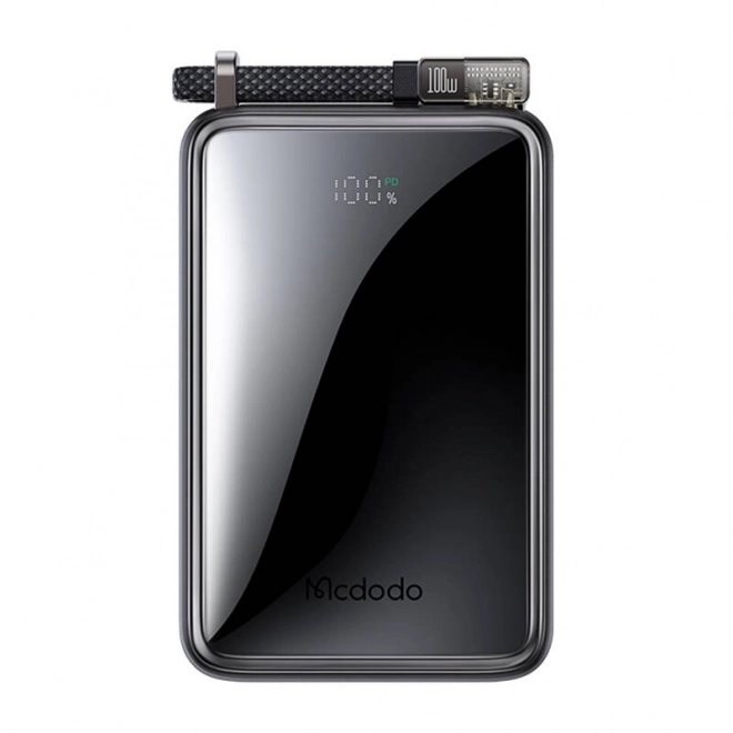 Powerbanka Mcdodo z digitalnim zaslonom 25000mAh, 100W (črna)