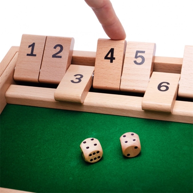 lesena igra Shut the Box BIGJIGS TOYS