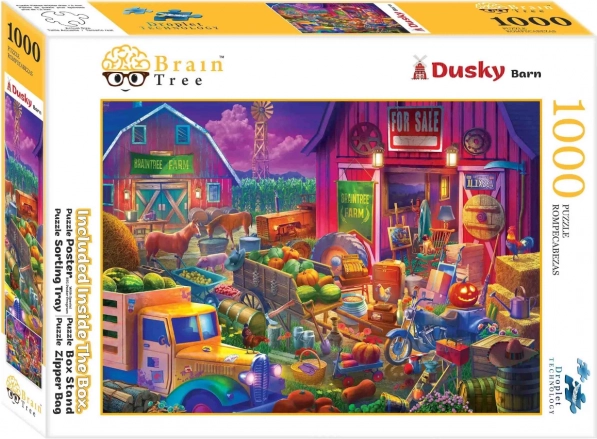 Puzzle Brain Tree somrak na dvorišču (1000 koščkov)