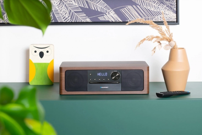 Mikrofon vse v enem Bluetooth, HDMI ARC, optični vhod CD/MP3/USB/AUX Ura/Budilka