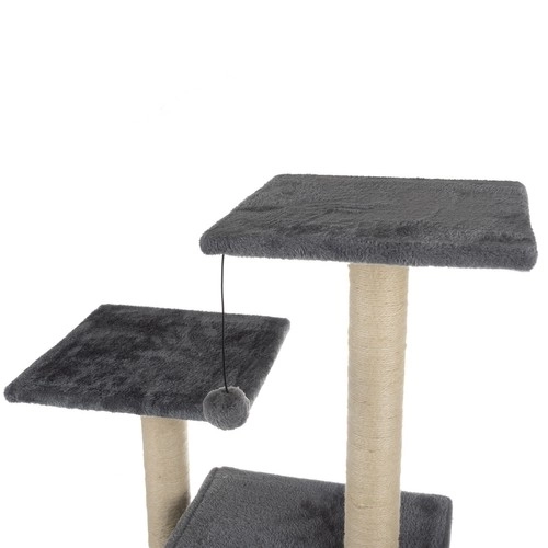 Praskalnik za mačke Purlov 71cm, sivo