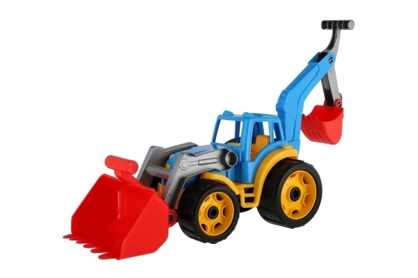 Traktor z žlico in bagrom