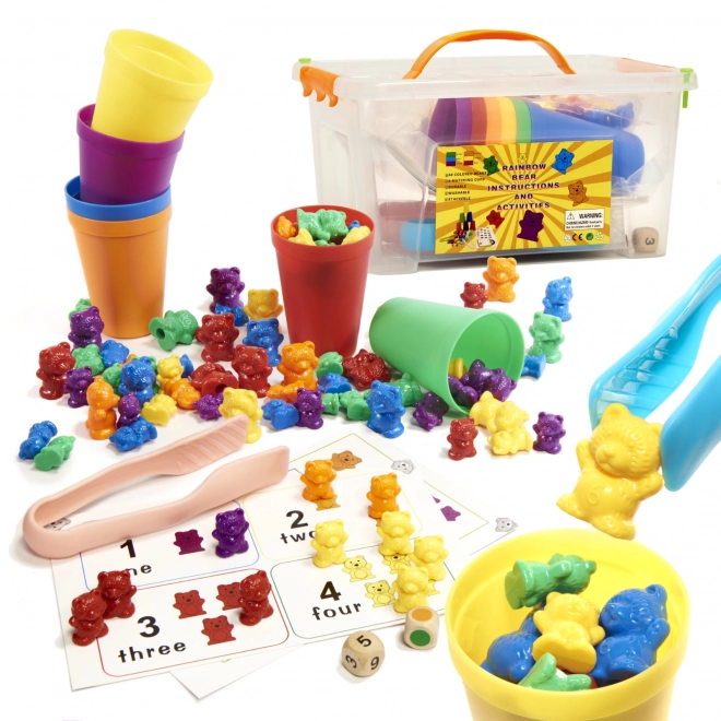 Izobraževalni medvedki Montessori - 116 delov