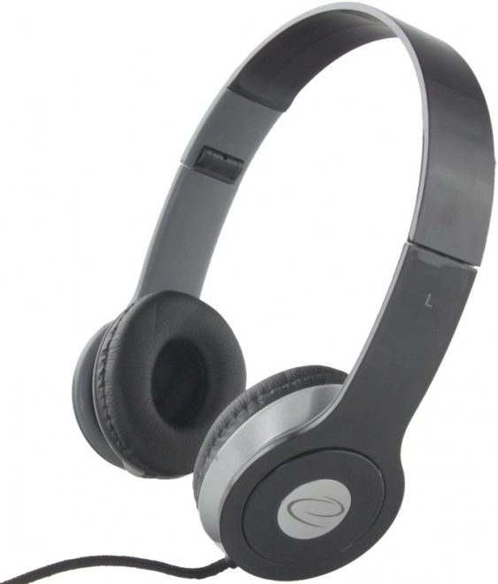 Stereo audio slušalke Techno črne