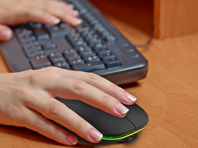Tanka bluetooth miška 2,4 GHz za PC in prenosnike