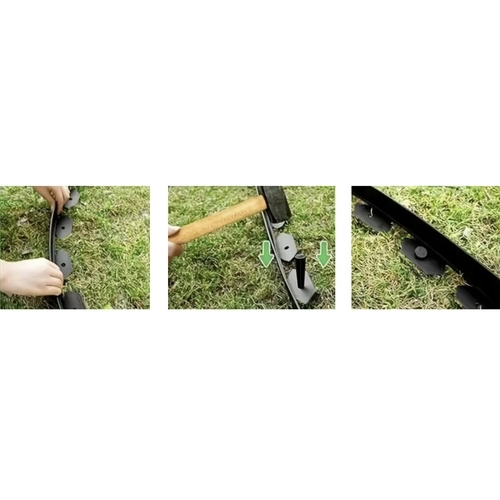 Vrtna obroba 4 cm x 10 m Gardlov črna