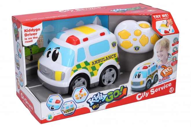 Kiddy Reševalna Vozila RC na daljinsko upravljanje z učinki 19 cm