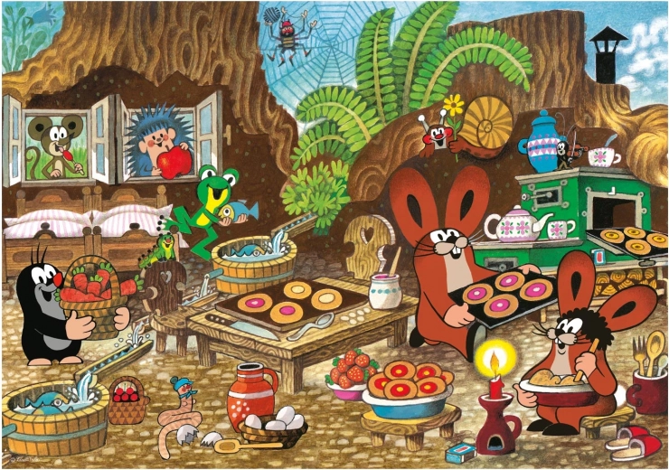 Čarobni svet Krteka v kuhinji