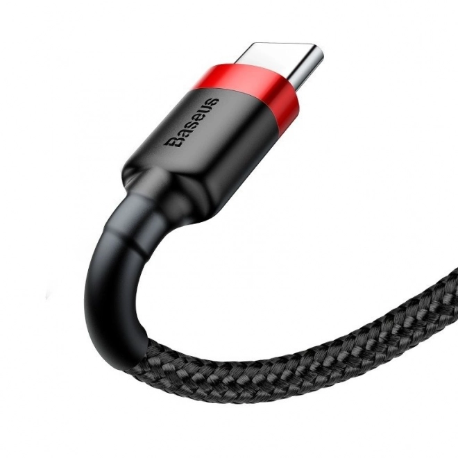 USB-C kabel Baseus Cafule 3A 1m rdeče-črn