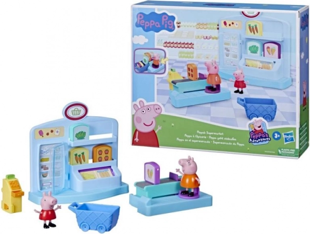 Supermarket Pujsek Pepa – igralni set s figuricami