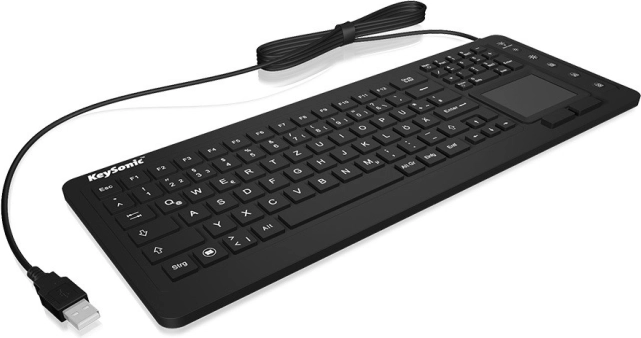 Tipkovnica KeySonic s sledilno ploščico in zaščito IP68