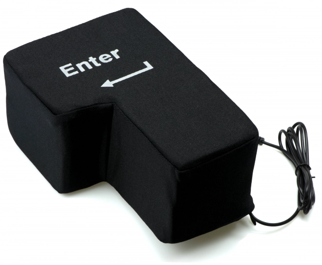 Velika antistresna blazina USB za tipko ENTER