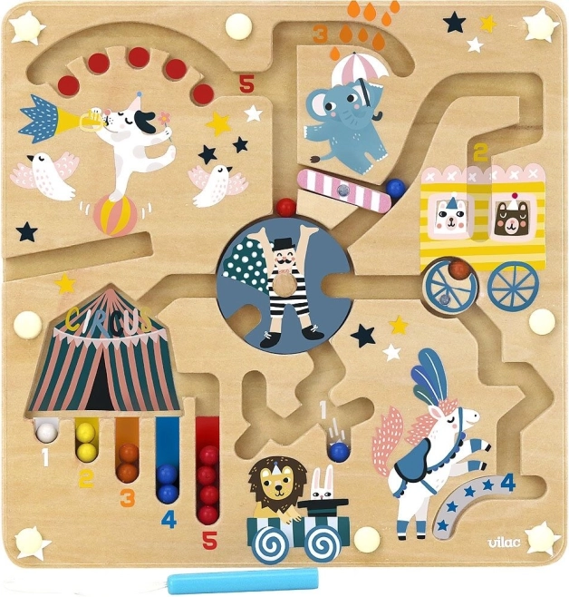 vilac magnetični labirint cirkus – dizajn michelle carlslund