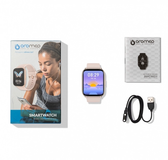 ORO Fit Pro GT Pametna ura roza