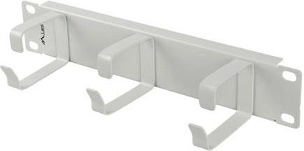 Organizator kablov 10" s 3 kovinskimi nosilci tip B, siv