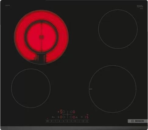 Keramična kuhalna plošča Bosch PKF631FP3E z DirectSelect in PowerBoost