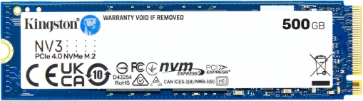 ssd kingston nv3 500 gb m.2 2280 pcie 4.0 nvme