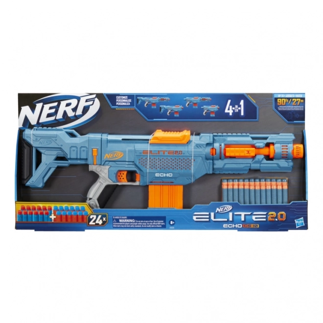 Pistola Nerf Echo CS-10 z dodatki