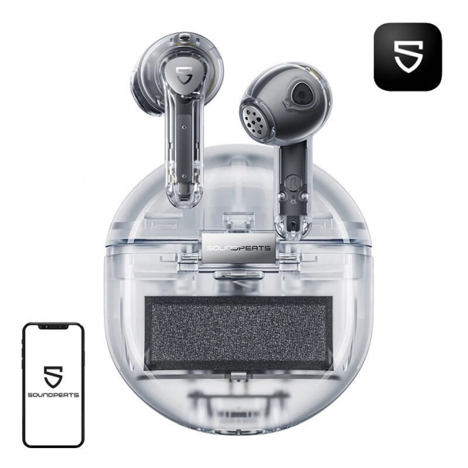 Brezžične slušalke Soundpeats Air TP (bela)