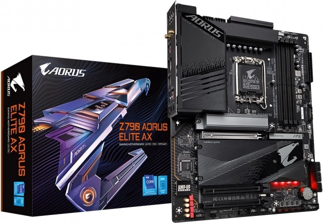 Gigabyte AORUS Z790 ELITE AX ATX osnovna plošča z dvojnopasovnim Wi‑Fi 6E in DDR5